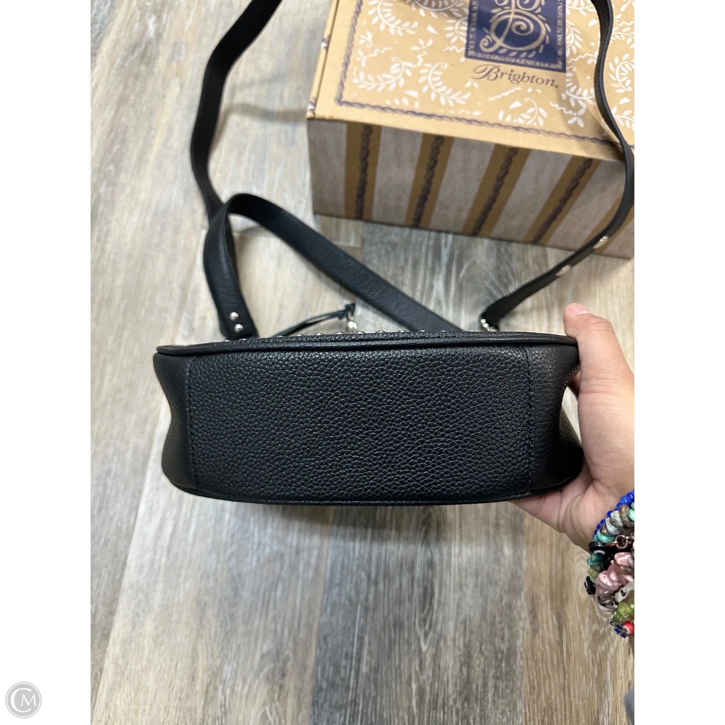 Handbag Leather By Brighton, Size: Small