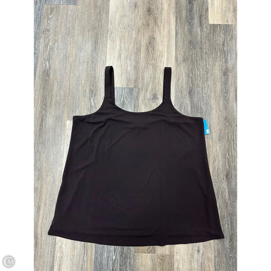 Tank Top By Eileen Fisher In Brown, Size: 1x