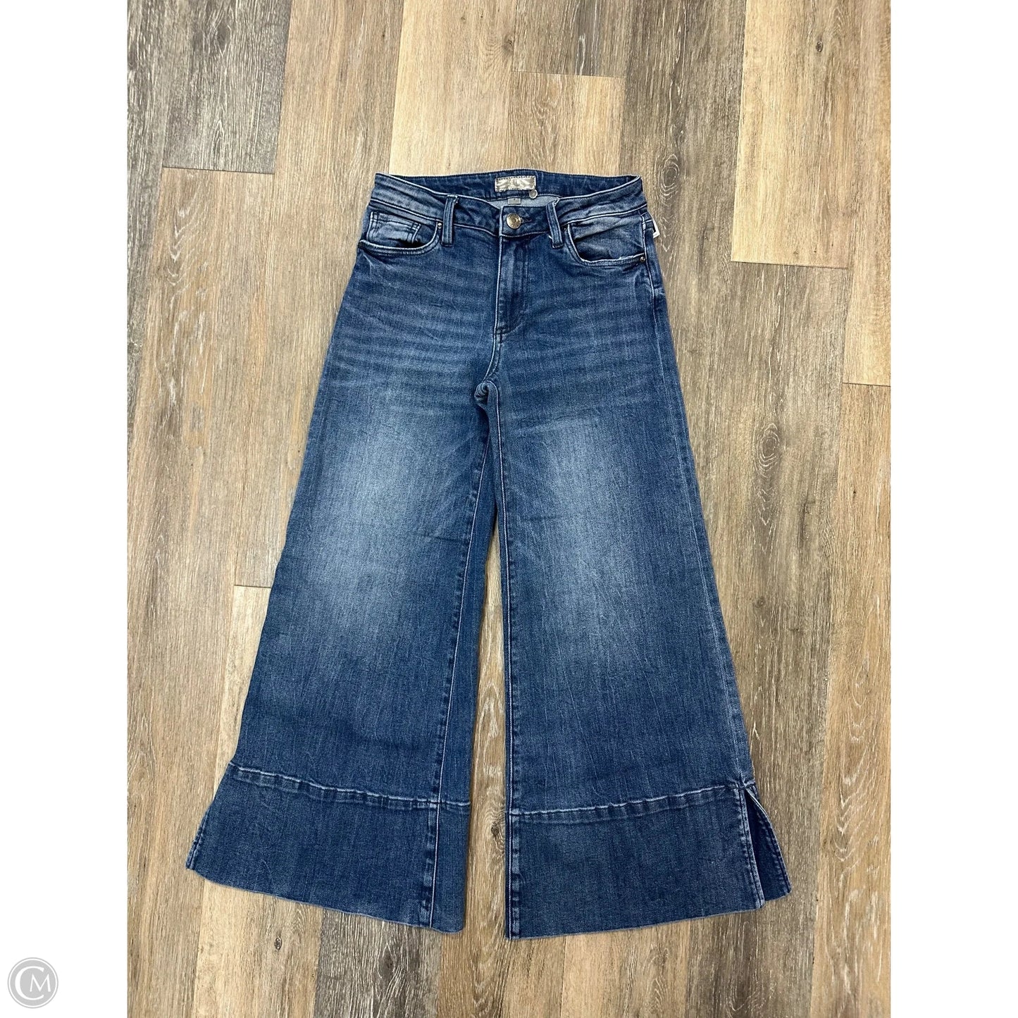 Jeans Wide Leg By Kut In Blue Denim, Size: 2