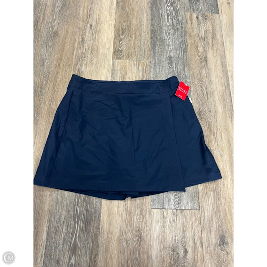 Athletic Skort By Spanx In Navy, Size: L