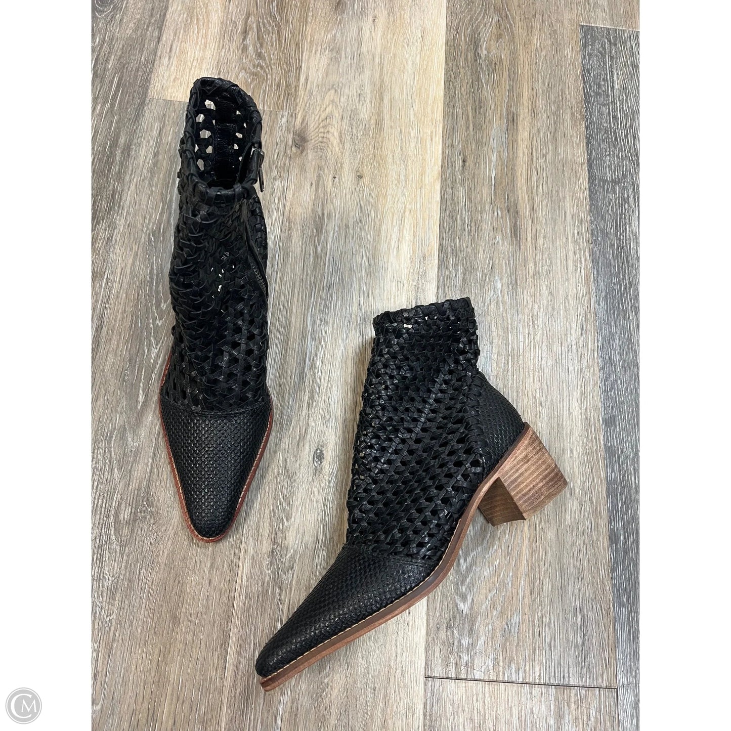 Boots Ankle Heels By Free People In Black, Size: 6.5