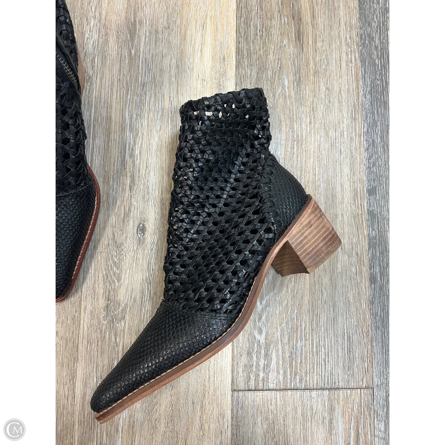 Boots Ankle Heels By Free People In Black, Size: 6.5