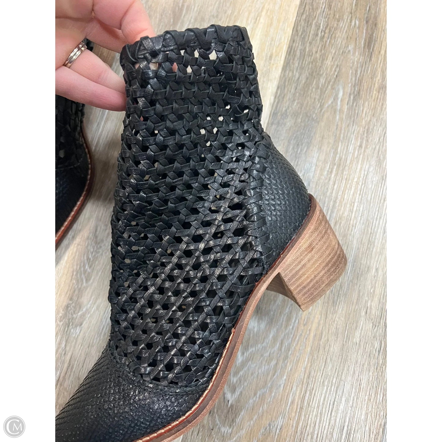 Boots Ankle Heels By Free People In Black, Size: 6.5