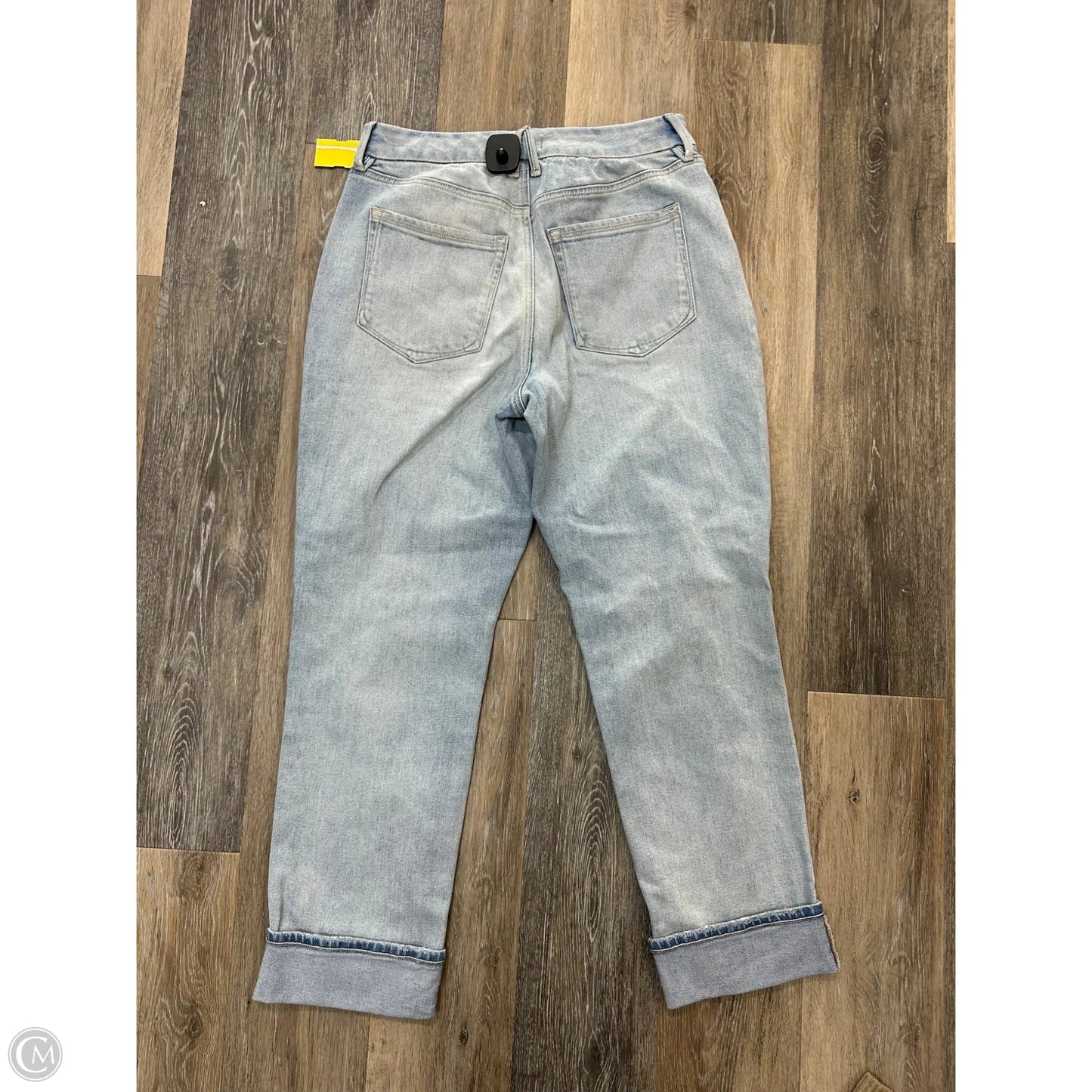 Jeans Straight By Good American In Blue Denim, Size: 6