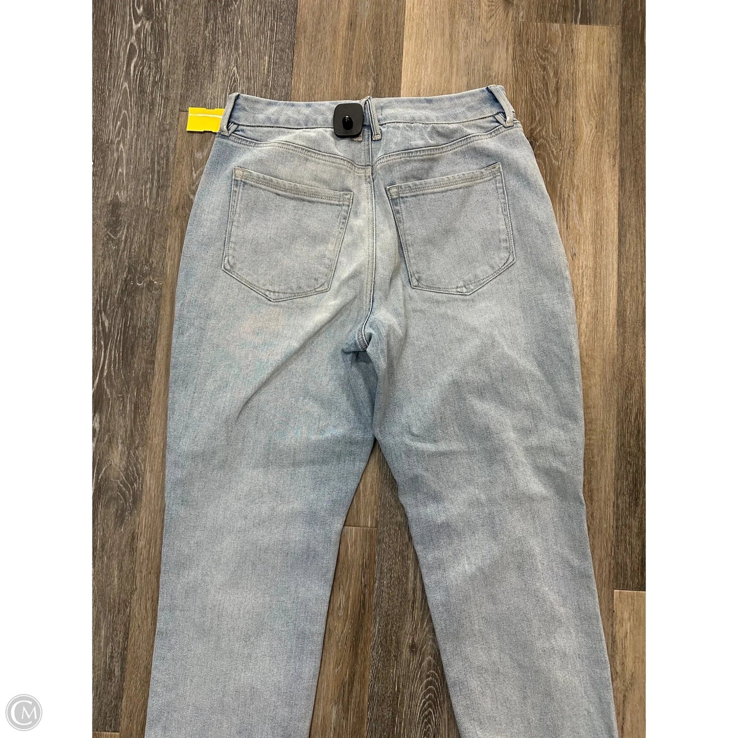 Jeans Straight By Good American In Blue Denim, Size: 6
