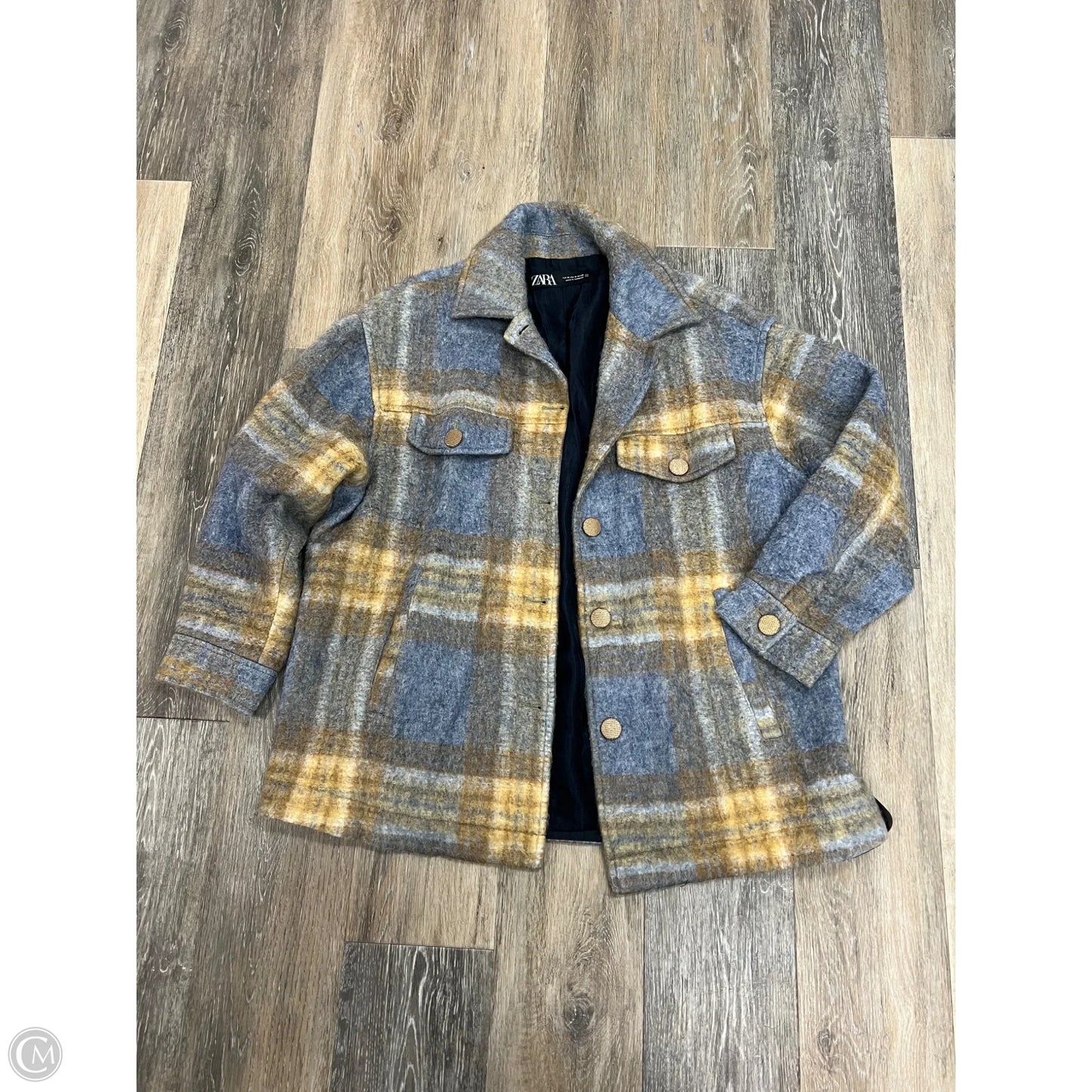 Jacket Other By Zara In Plaid Pattern, Size: M