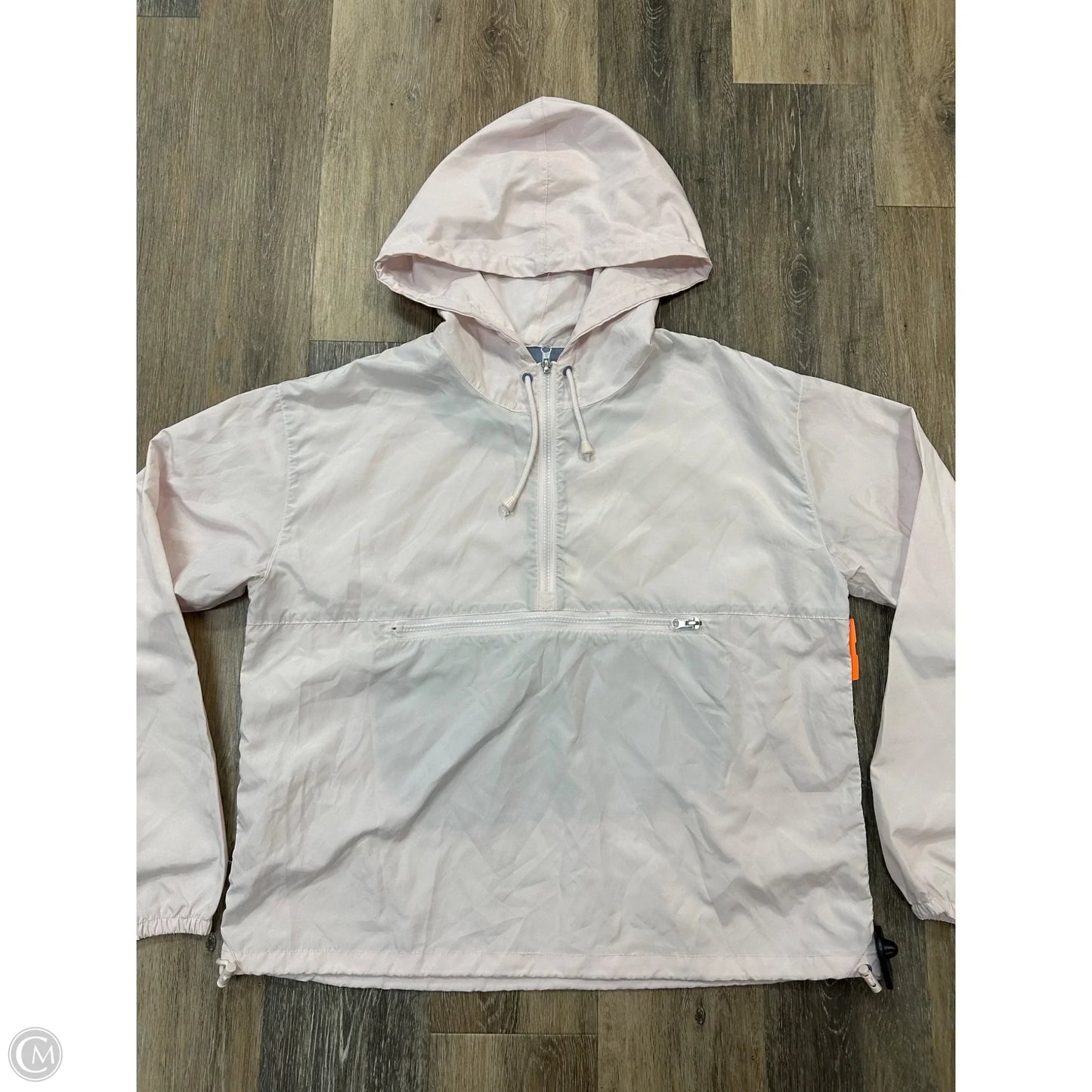 Jacket Windbreaker By Thread And Supply In Pink, Size: L