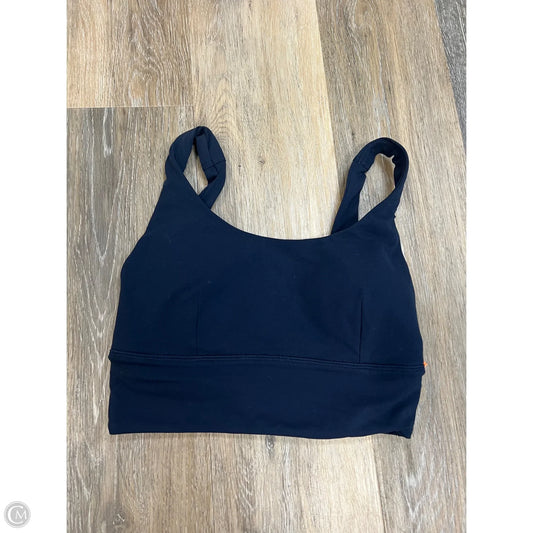 Athletic Bra By Lululemon In Navy, Size: 4