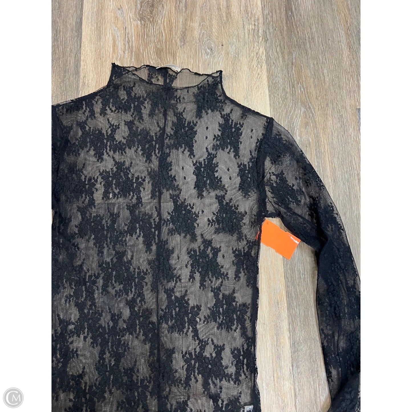 Top Long Sleeve By Free People In Black, Size: Xs