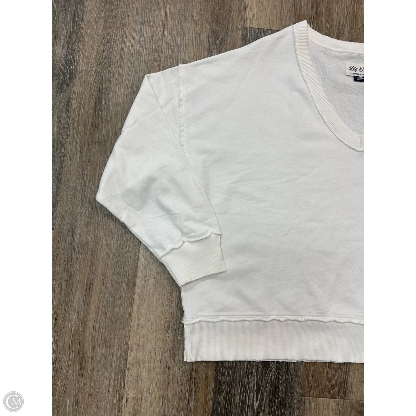 Top Long Sleeve By American Eagle In White, Size: S