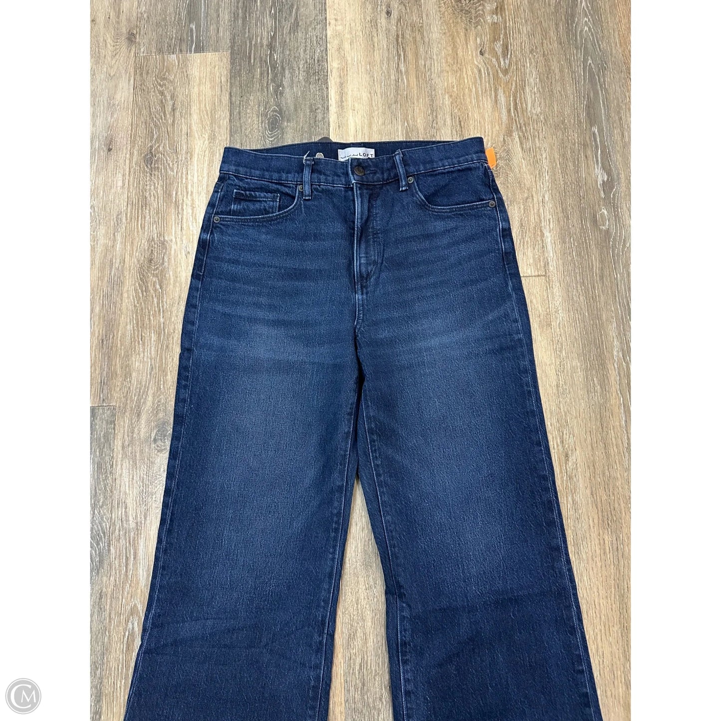 Jeans Wide Leg By Loft In Blue Denim, Size: 6