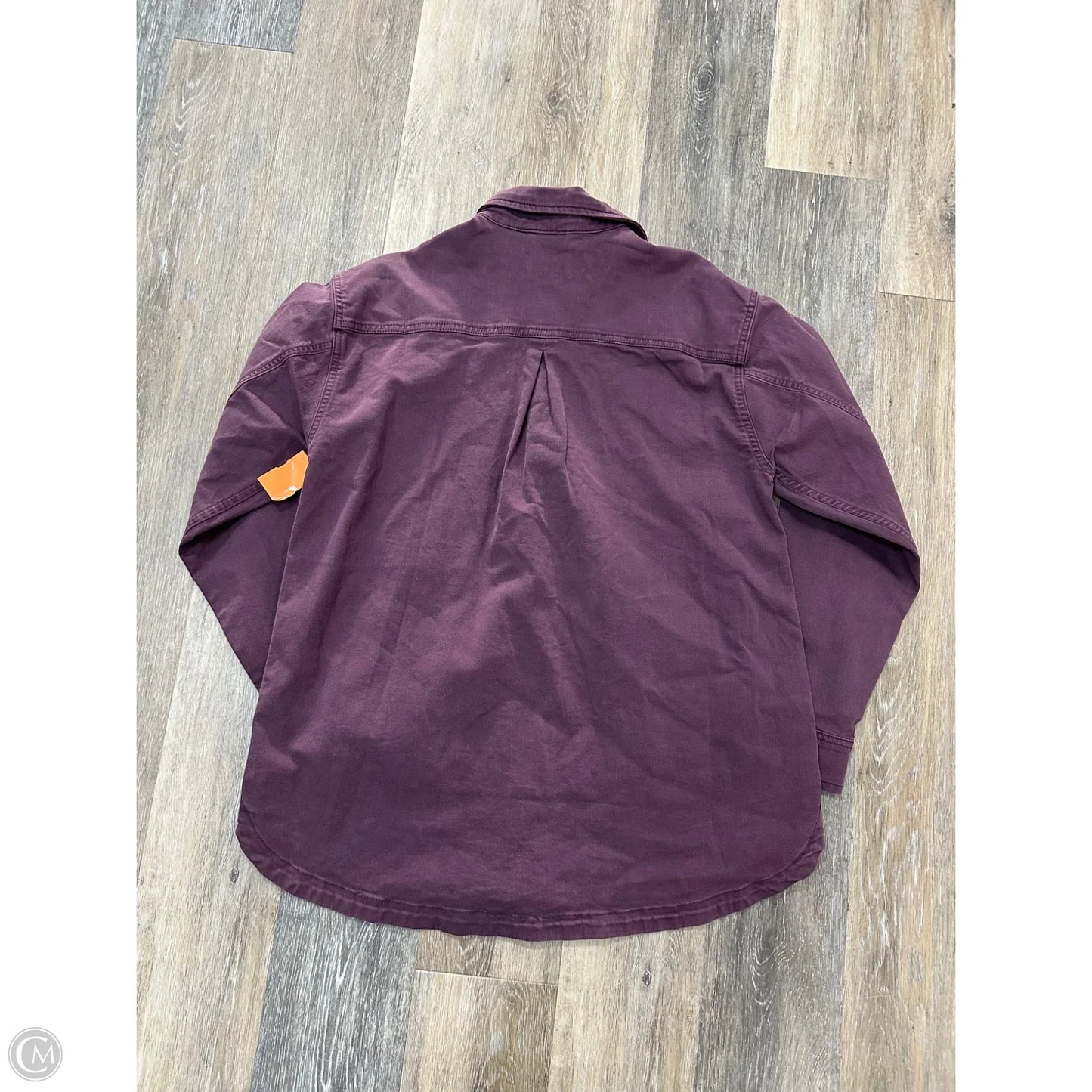 Jacket Shirt By Du/er In Purple, Size: Xl