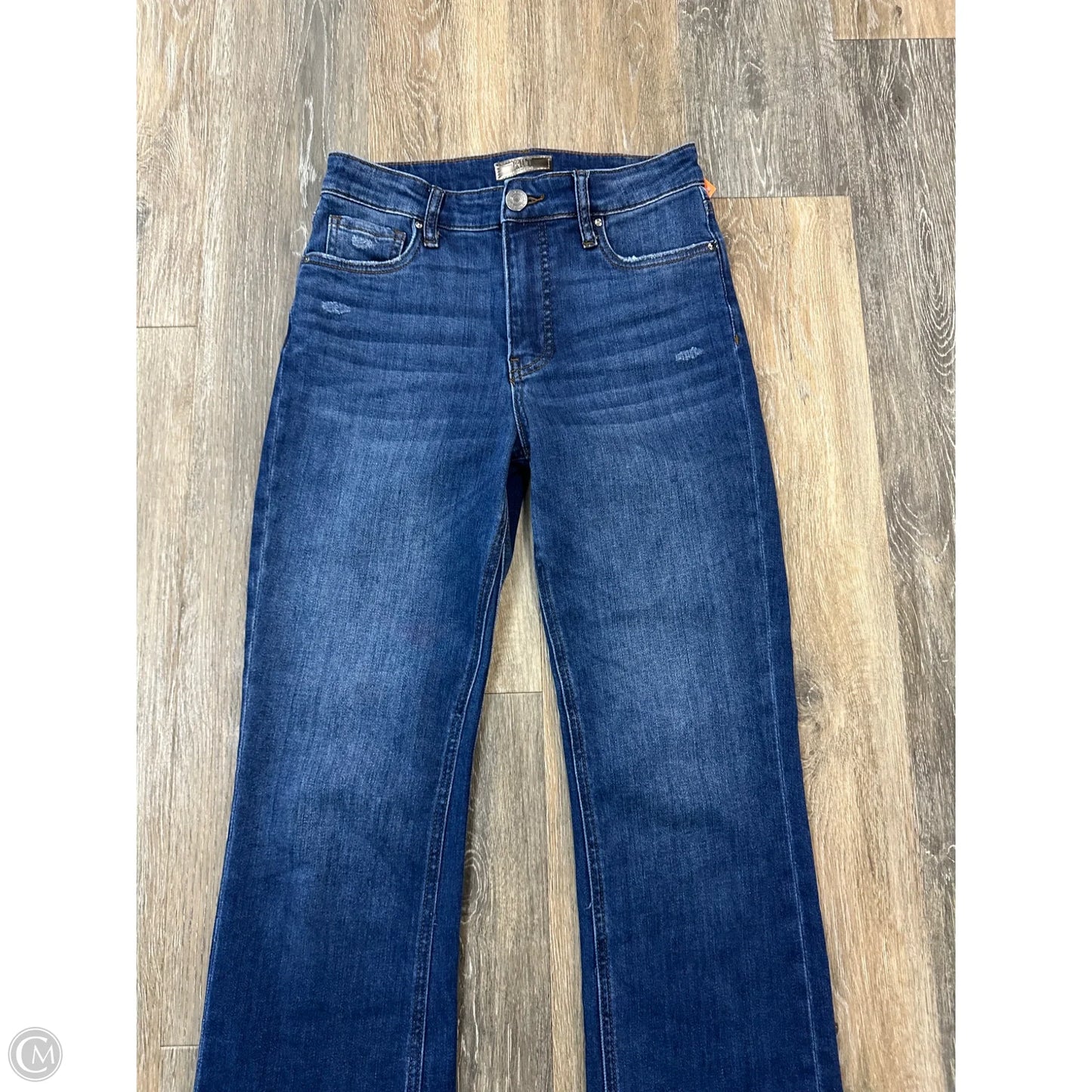 Jeans Wide Leg By Kut In Blue Denim, Size: 0