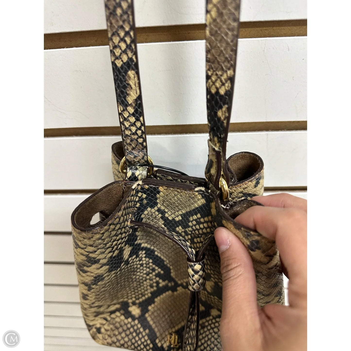 Handbag By Ralph Lauren, Size: Medium