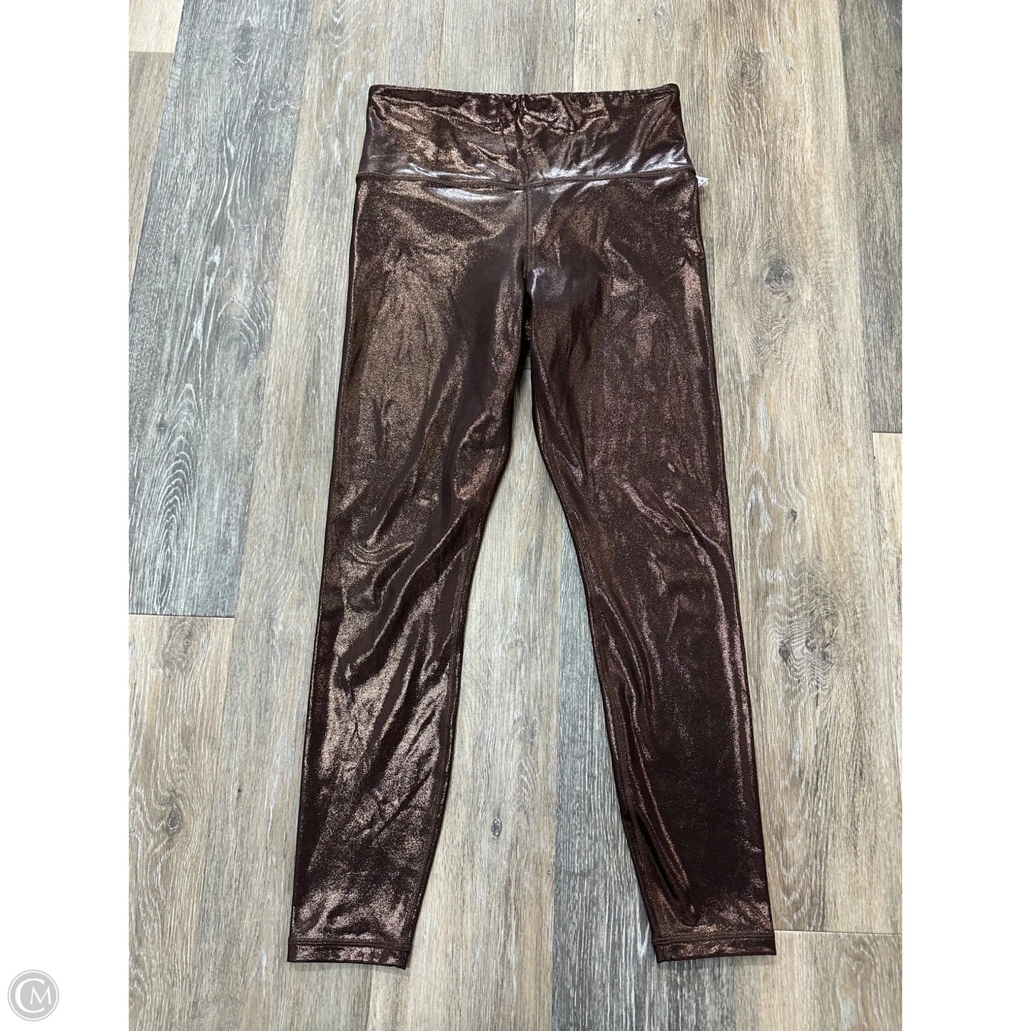 Athletic Leggings By Athleta In Brown, Size: M