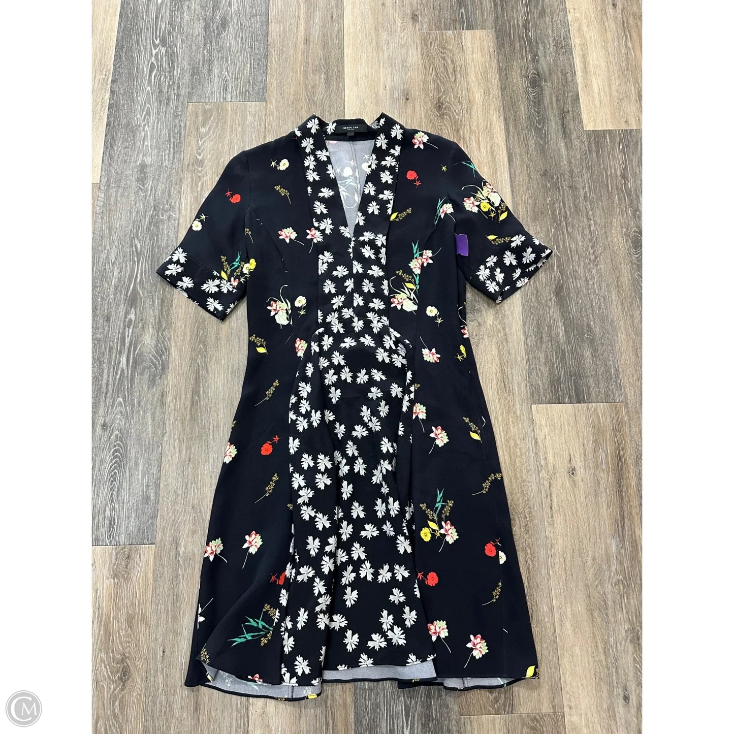 Dress Designer By Derek Lam In Floral Print, Size: 4