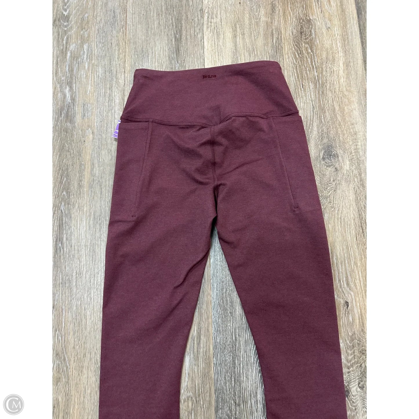 Athletic Leggings By Prana In Red, Size: S