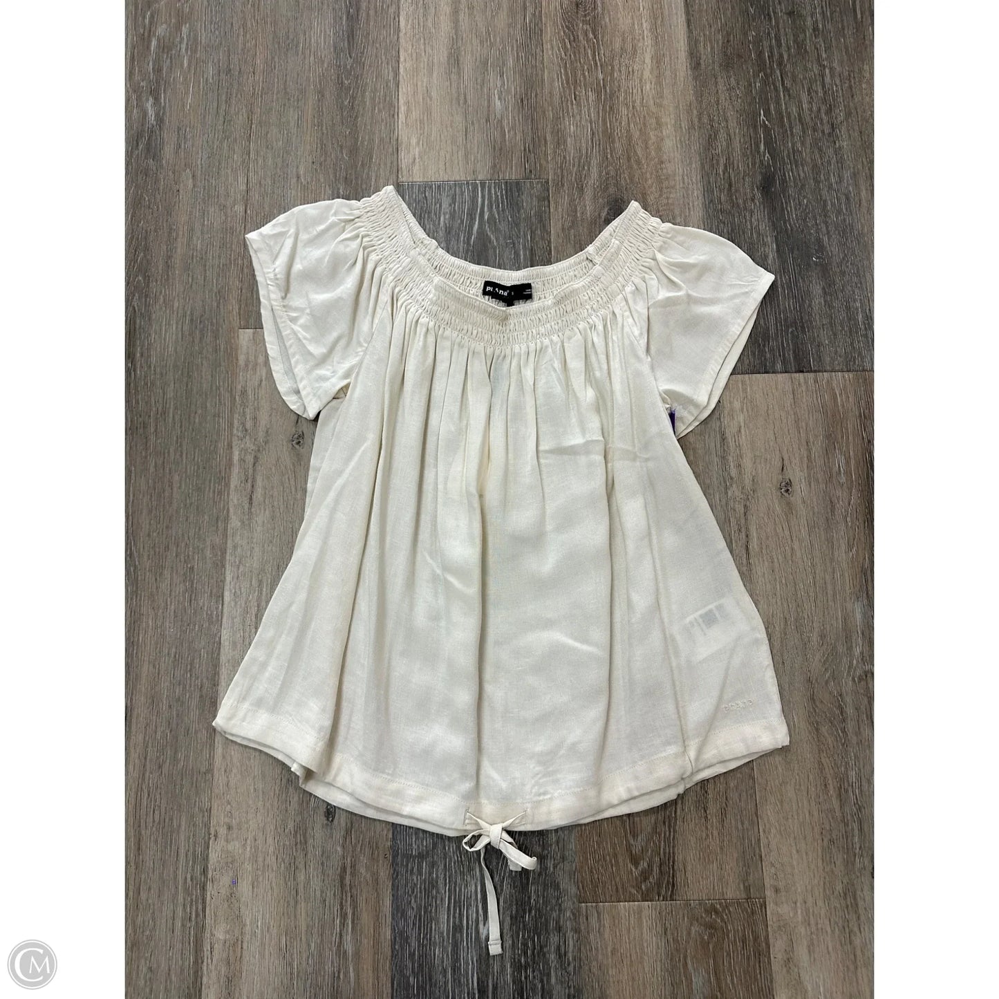 Top Short Sleeve By Prana In Cream, Size: S