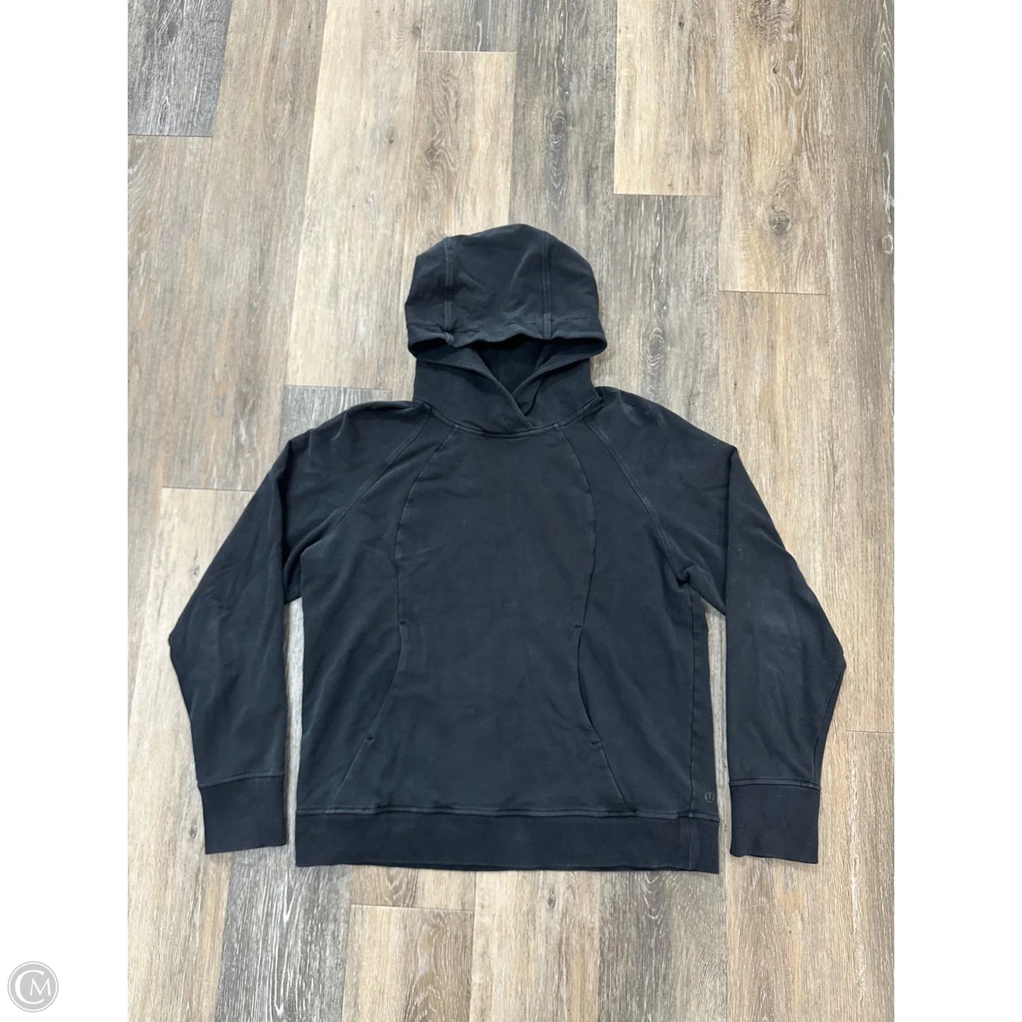 Sweatshirt Hoodie By Lululemon In Black, Size: 10