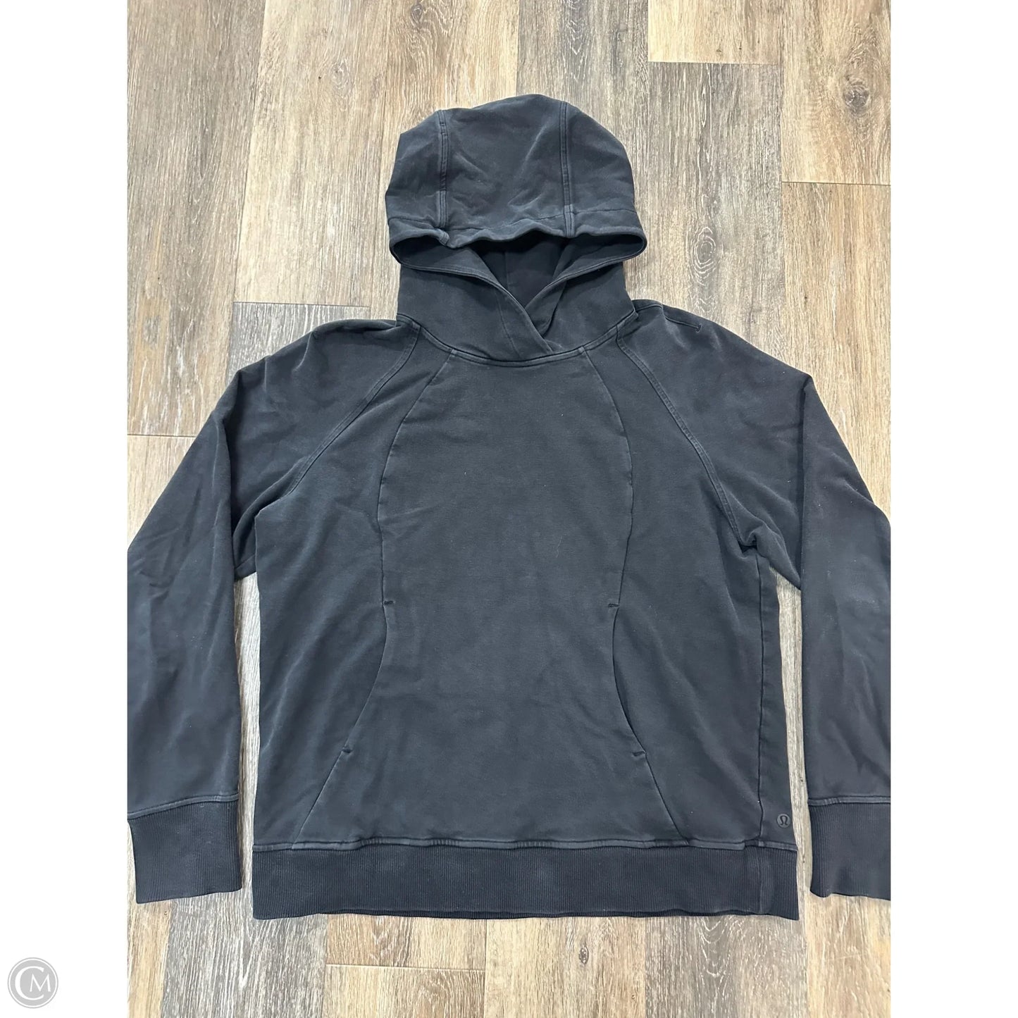 Sweatshirt Hoodie By Lululemon In Black, Size: 10