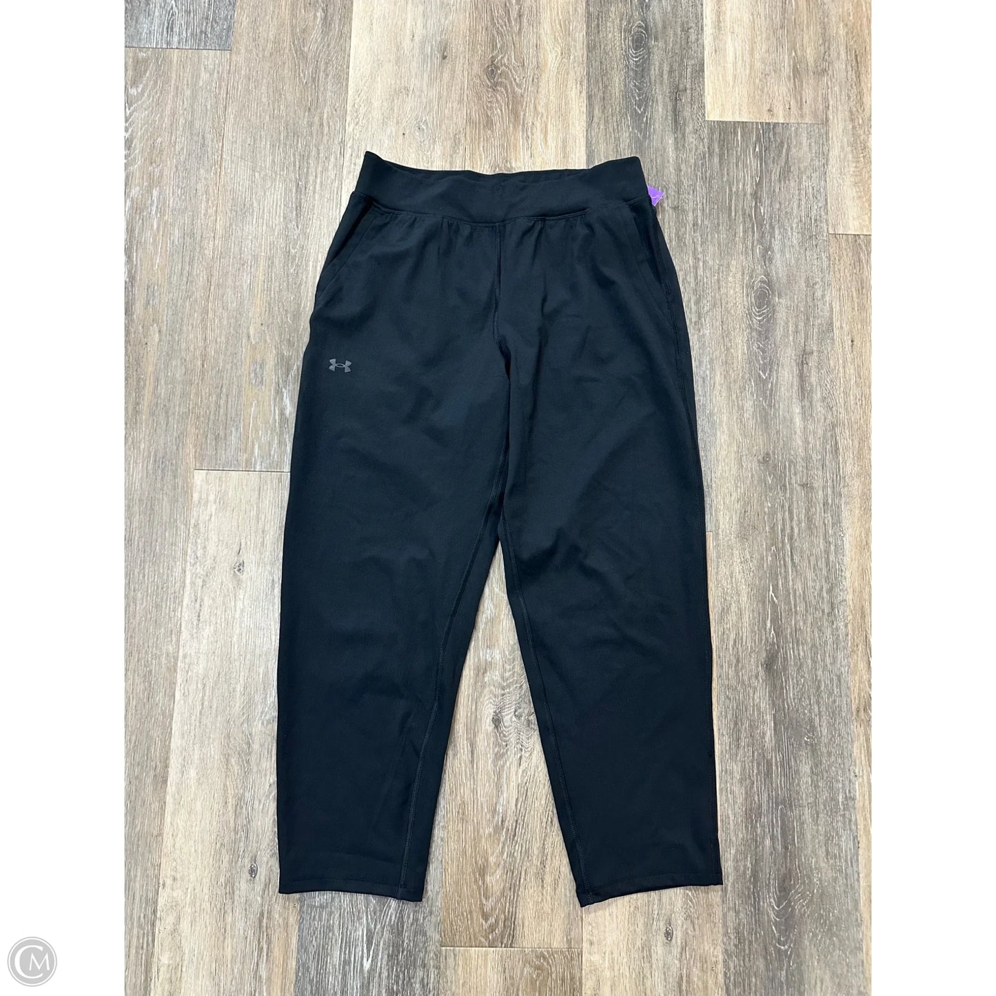 Athletic Pants By Under Armour In Black, Size: S