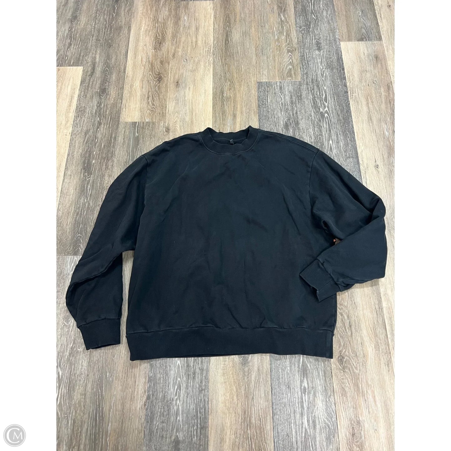 Sweatshirt Crewneck By Skims In Black, Size: L