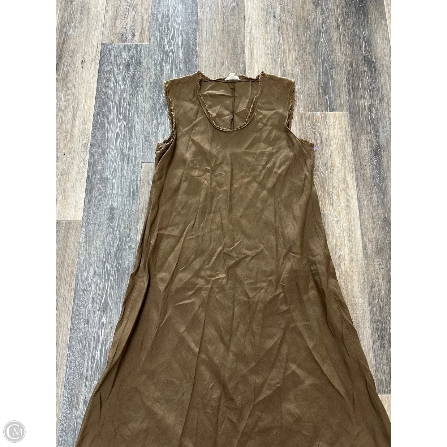 Dress Casual Maxi By Eileen Fisher In Brown, Size: M