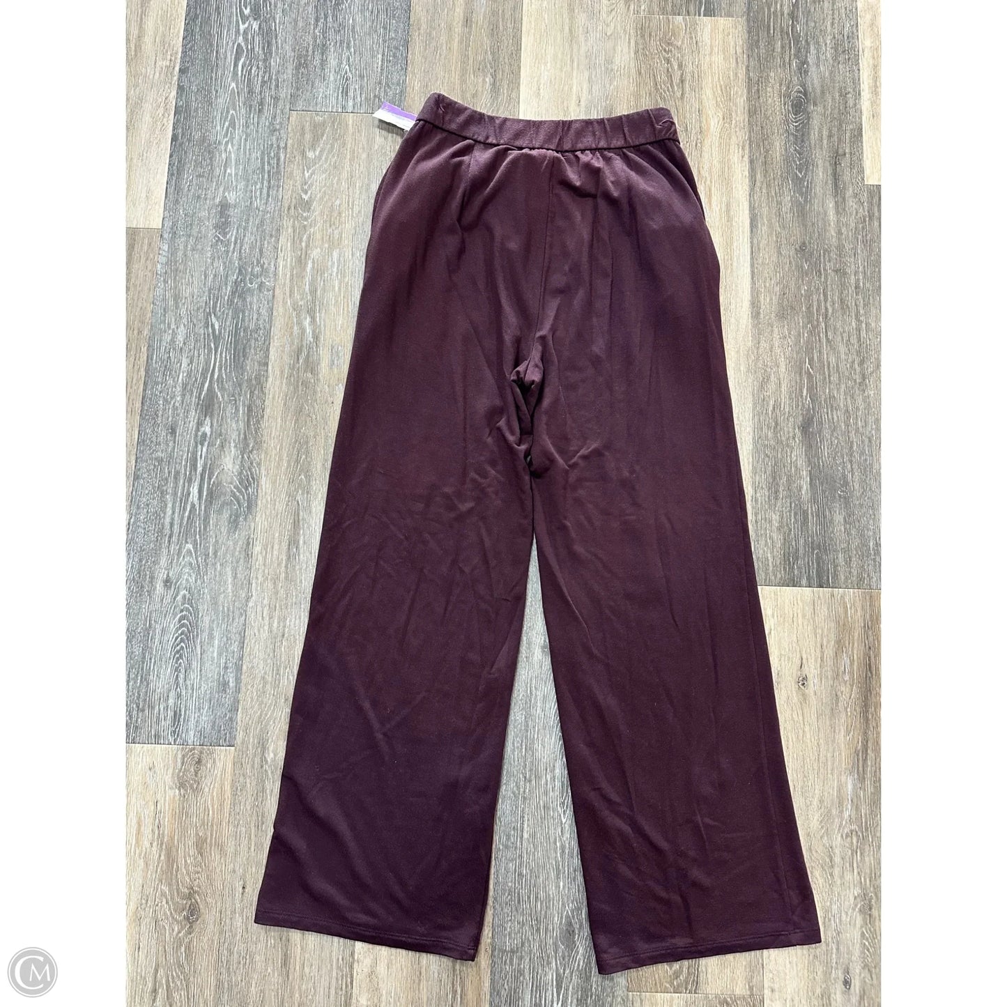 Pants Lounge By Eileen Fisher In Maroon, Size: S