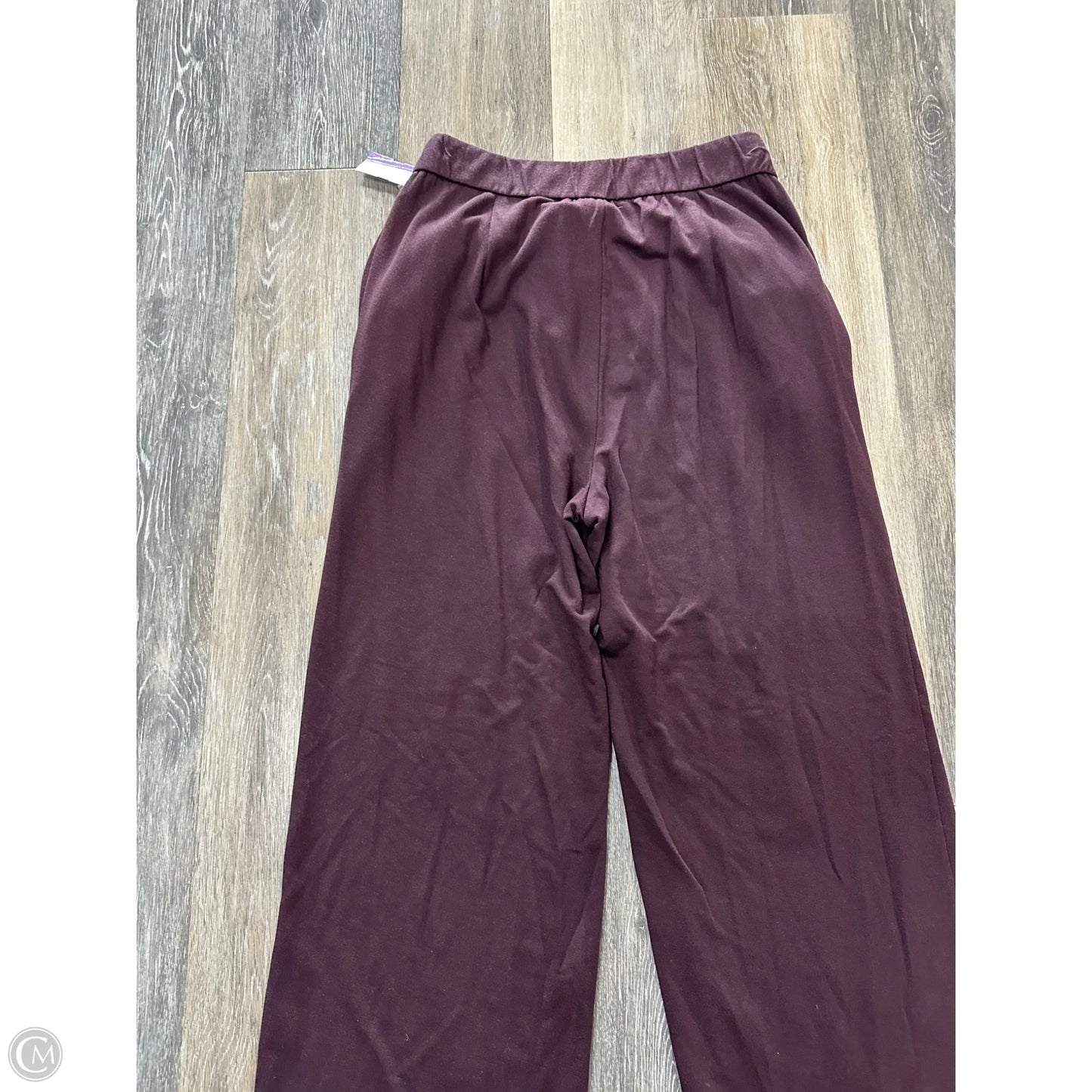Pants Lounge By Eileen Fisher In Maroon, Size: S