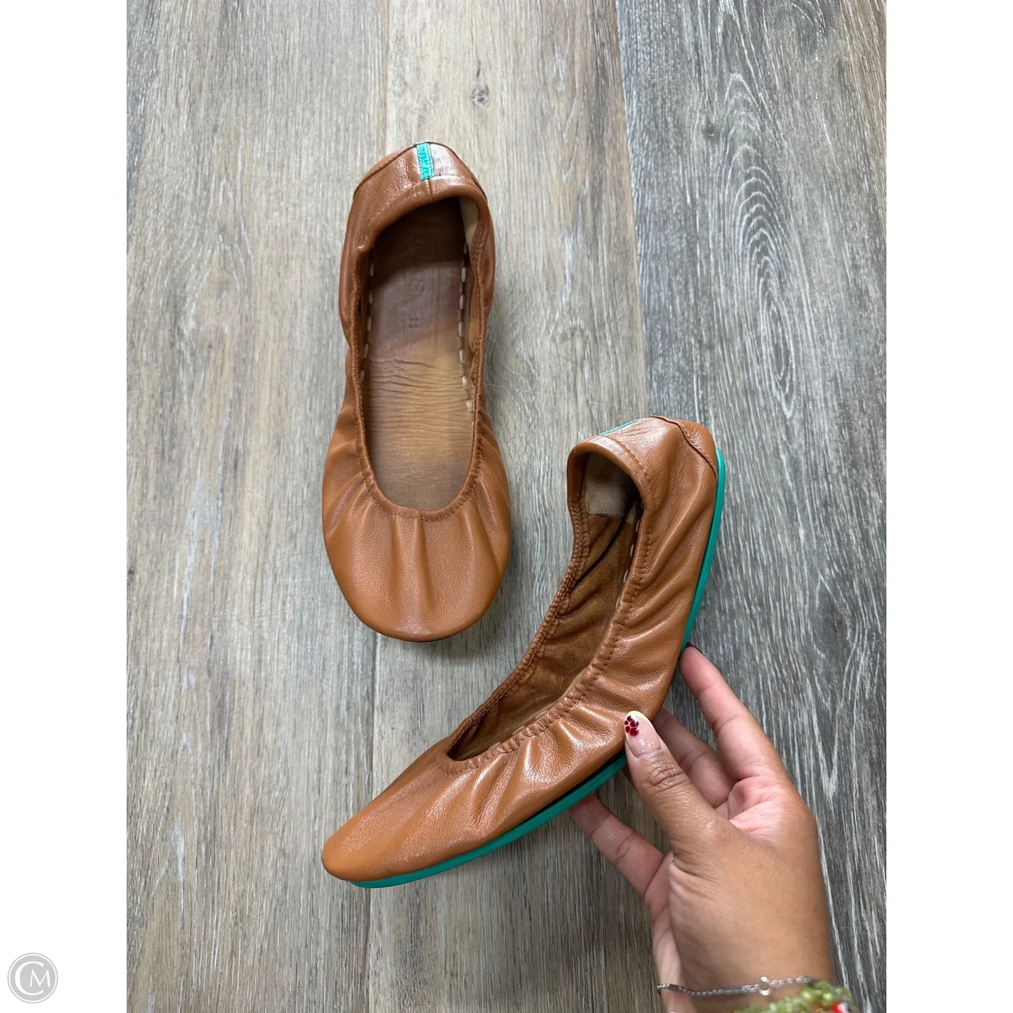 Shoes Flats By Tieks In Brown, Size: 11