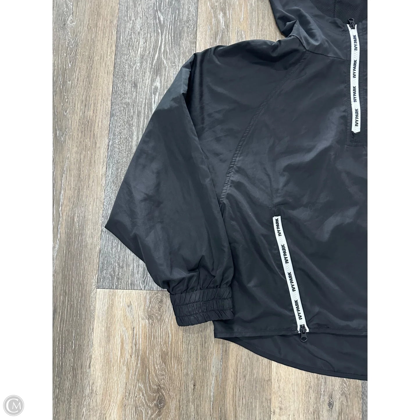 Athletic Jacket By Ivy Park In Black, Size: Xxs