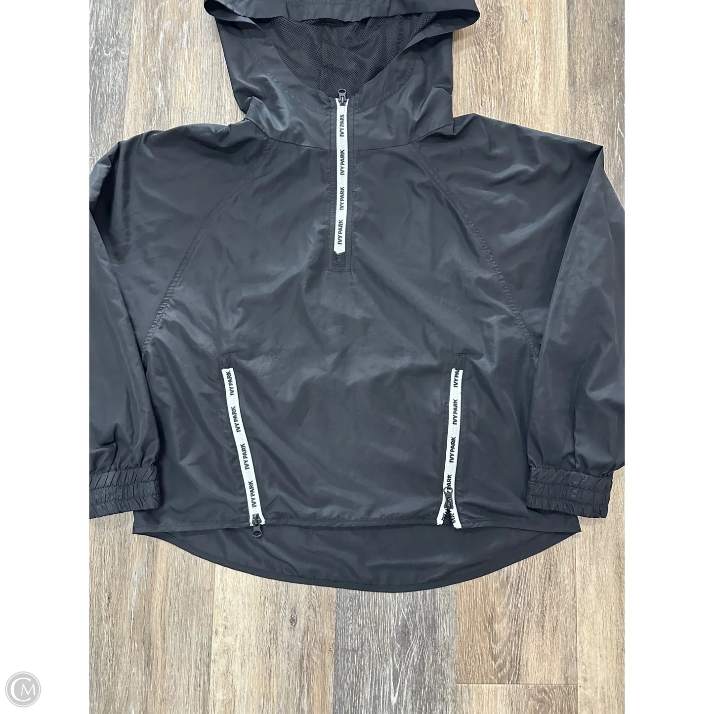 Athletic Jacket By Ivy Park In Black, Size: Xxs