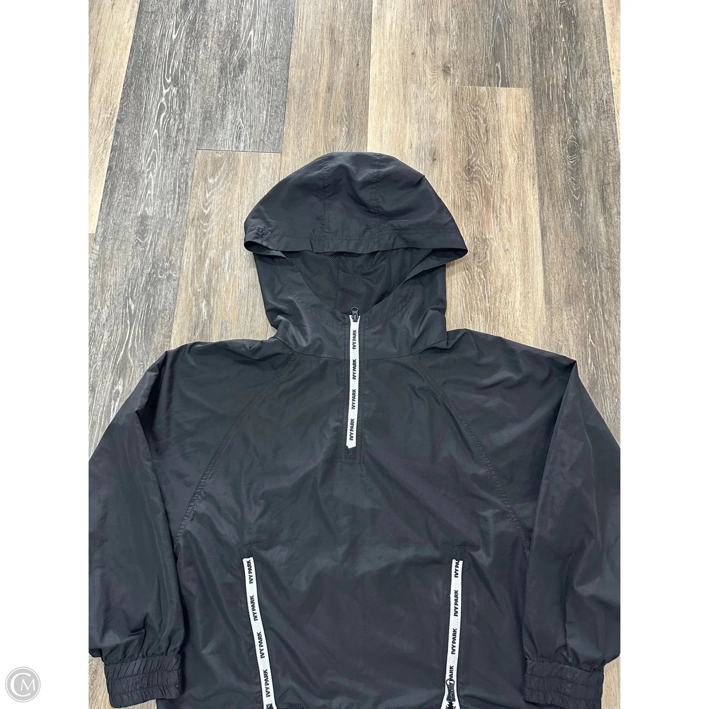 Athletic Jacket By Ivy Park In Black, Size: Xxs