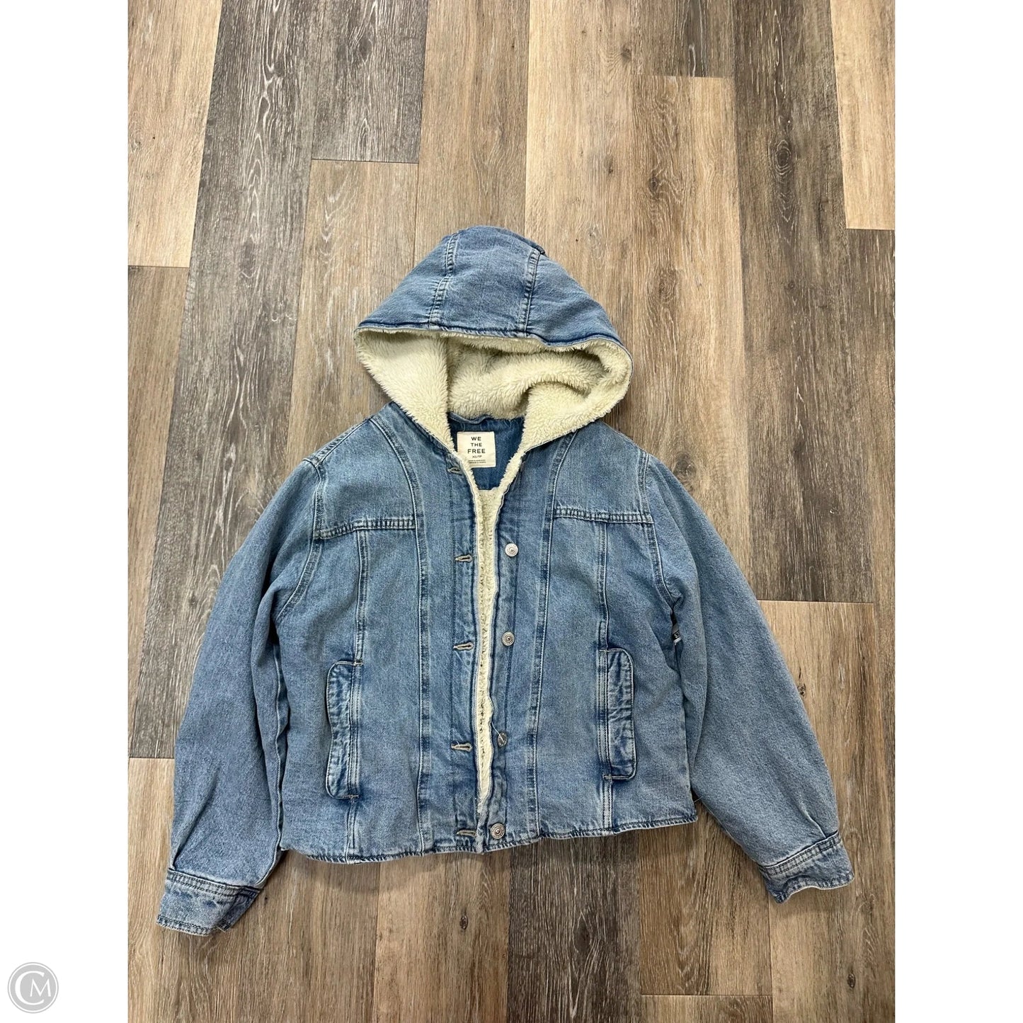 Jacket Other By We The Free In Blue Denim, Size: Xs