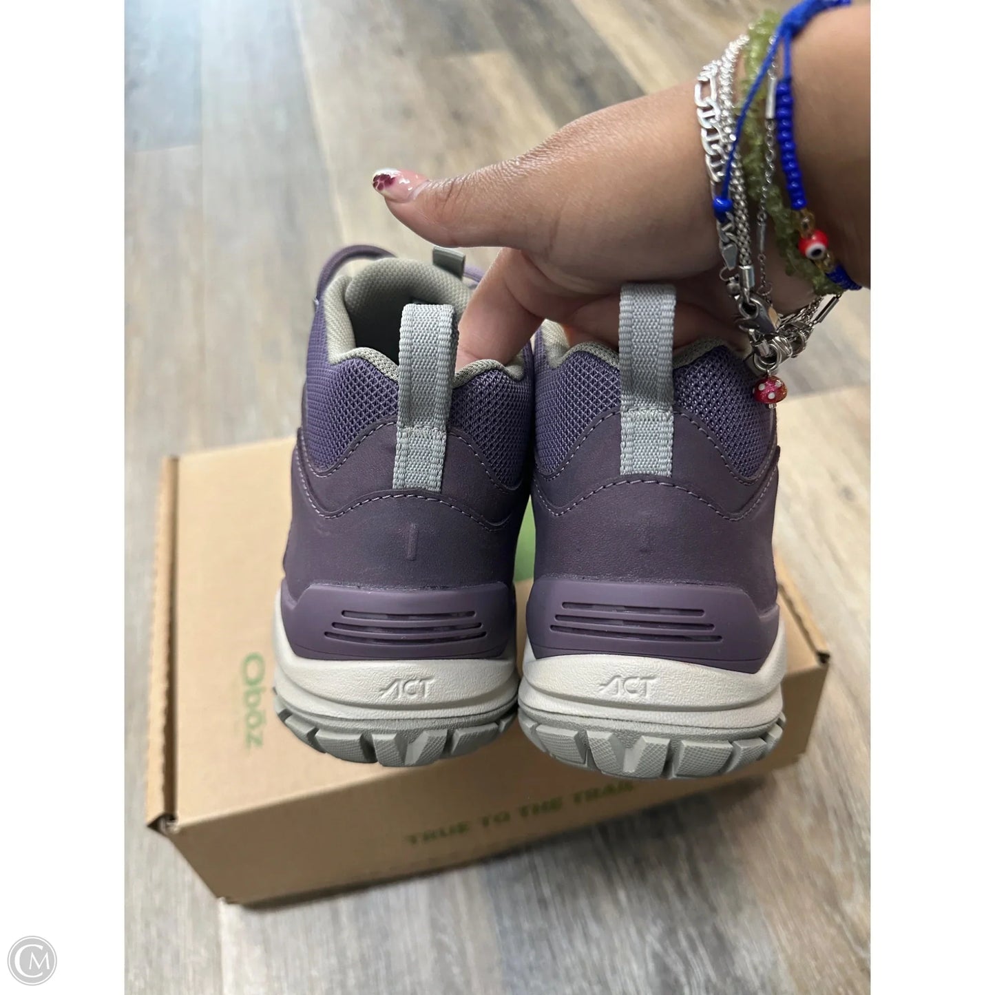 Boots Hiking By Oboz In Purple, Size: 7