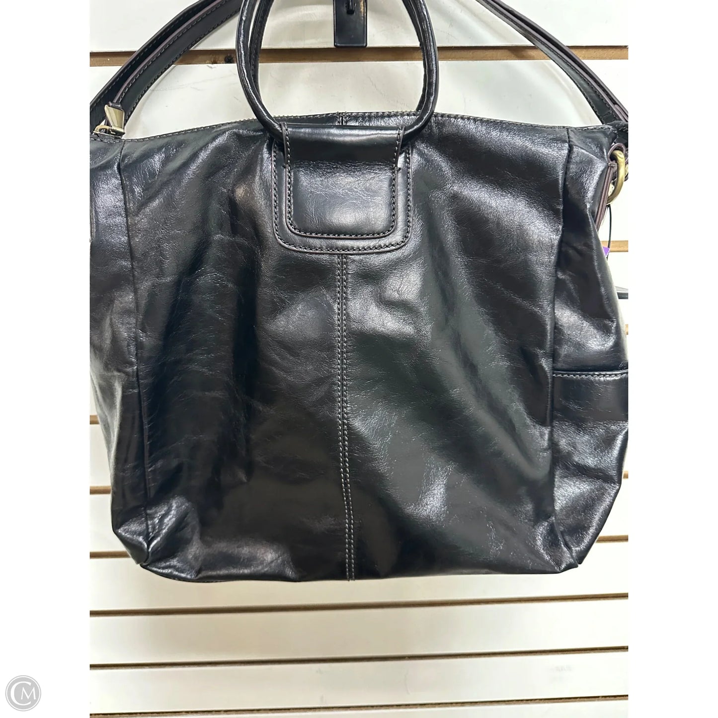 Handbag Leather By Hobo Intl, Size: Large