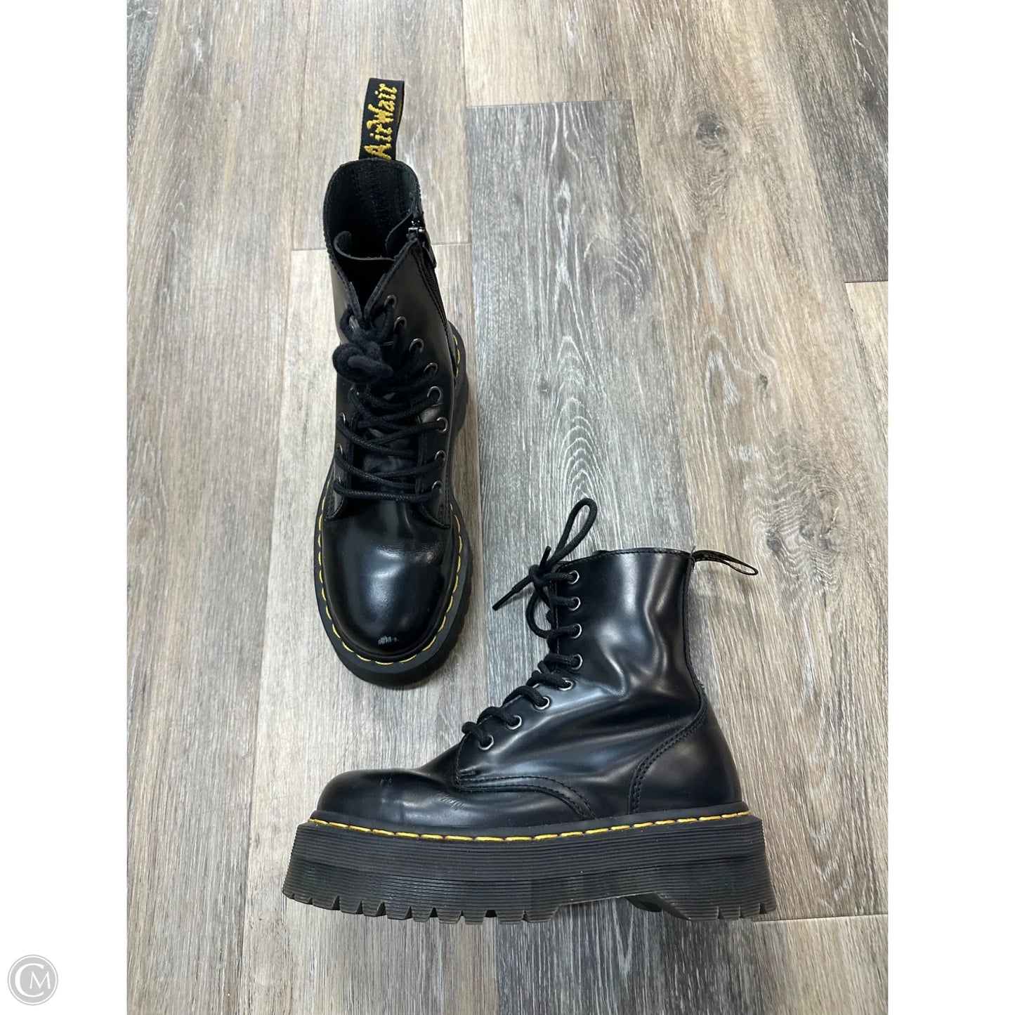 Boots Combat By Dr Martens In Black, Size: 6