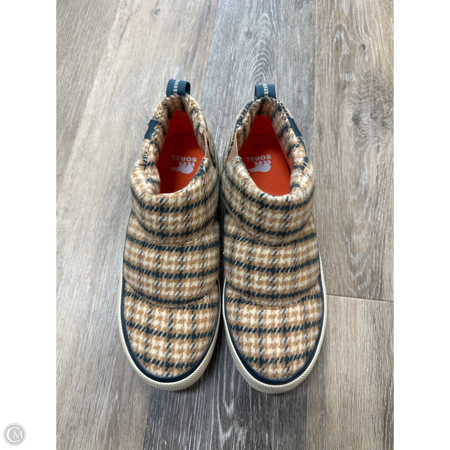 Boots Ankle Flats By Sorel In Plaid Pattern, Size: 9