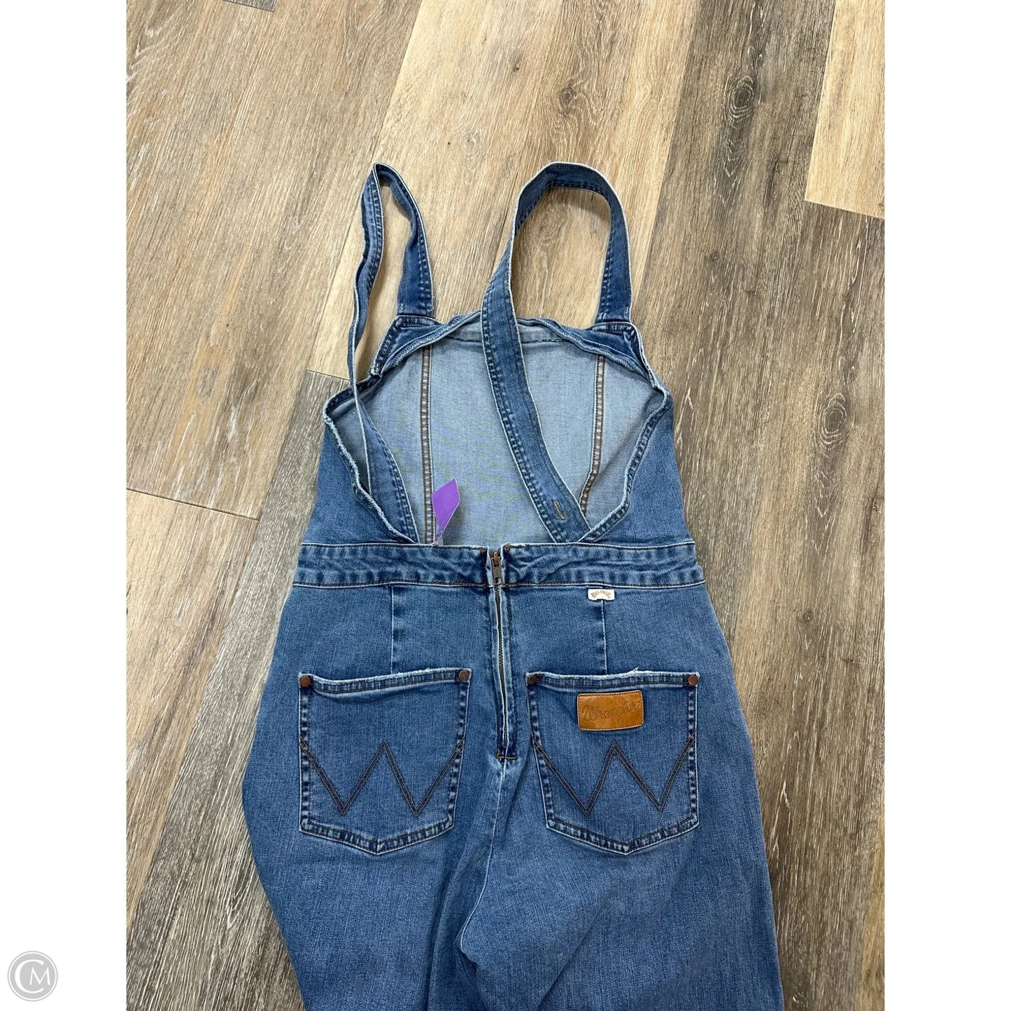 Jumpsuit By Wrangler In Blue Denim, Size: 4