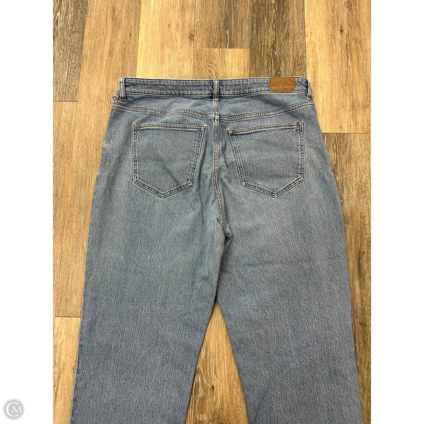 Jeans Straight By Madewell In Blue Denim, Size: 18