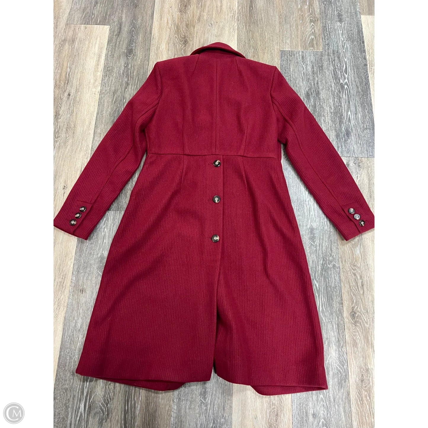 Coat Peacoat By Cabi In Red, Size: S