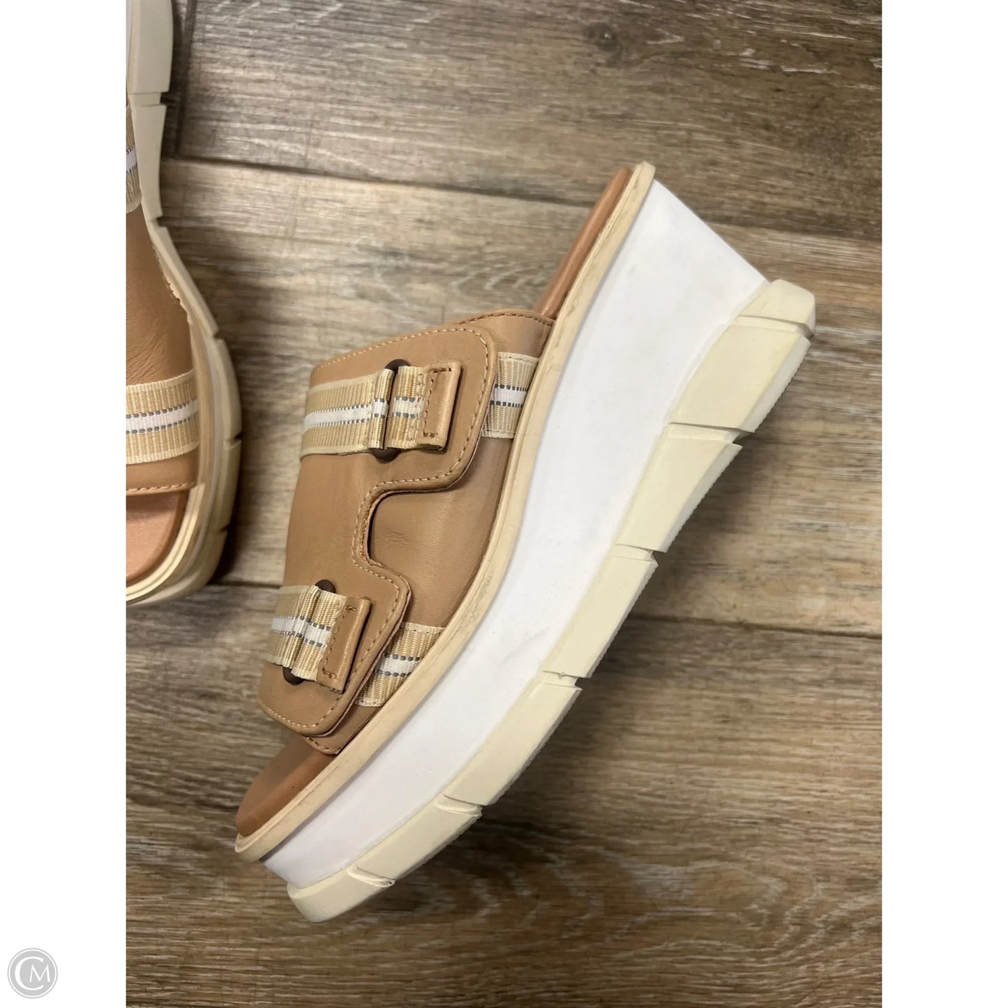 Sandals Heels Platform By Sorel In Tan, Size: 7