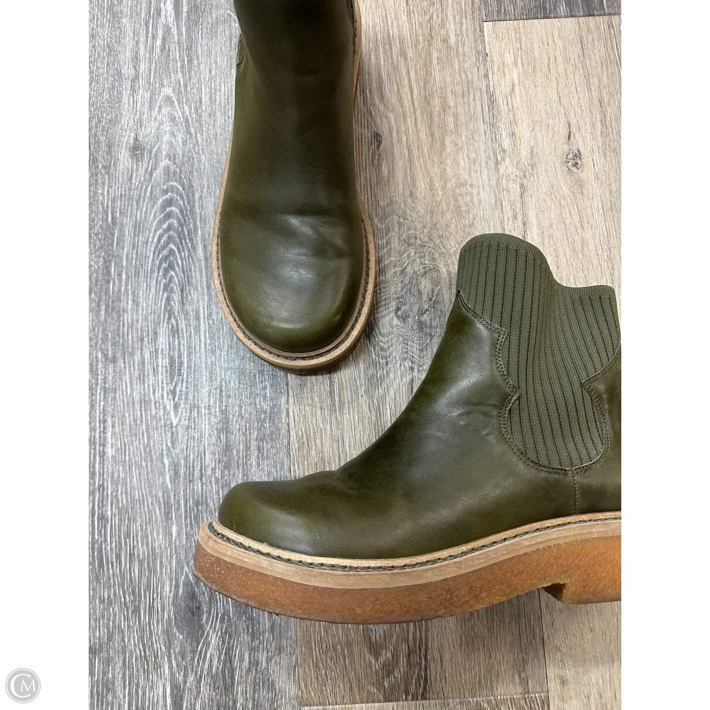 Boots Combat By Kelsi Dagger In Green, Size: 6