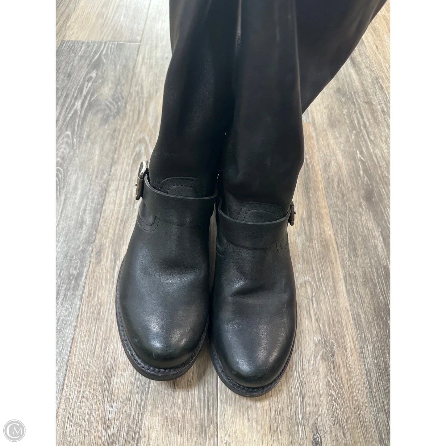 Boots Designer By Frye In Black, Size: 8