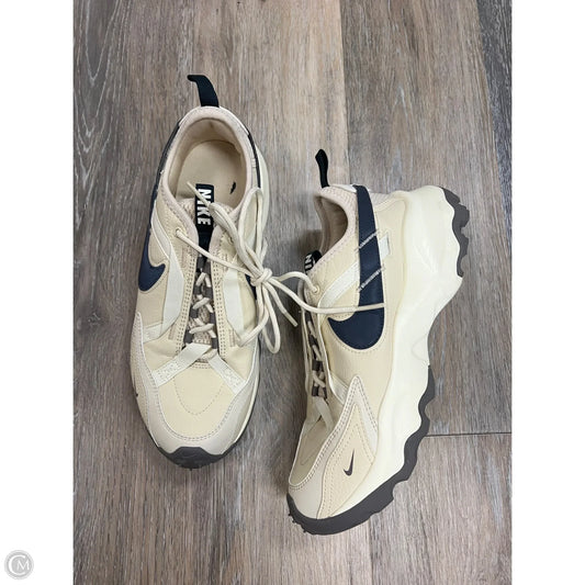 -Shoes Athletic By Nike In Cream, Size: 9