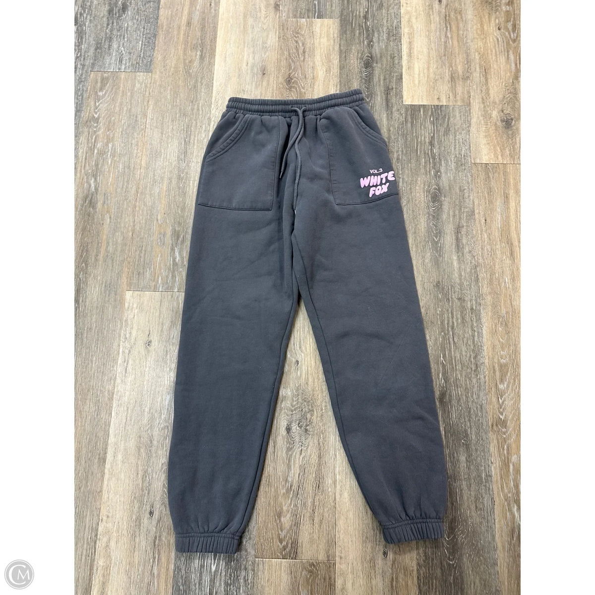 Athletic Pants By White Fox In Grey, Size: S
