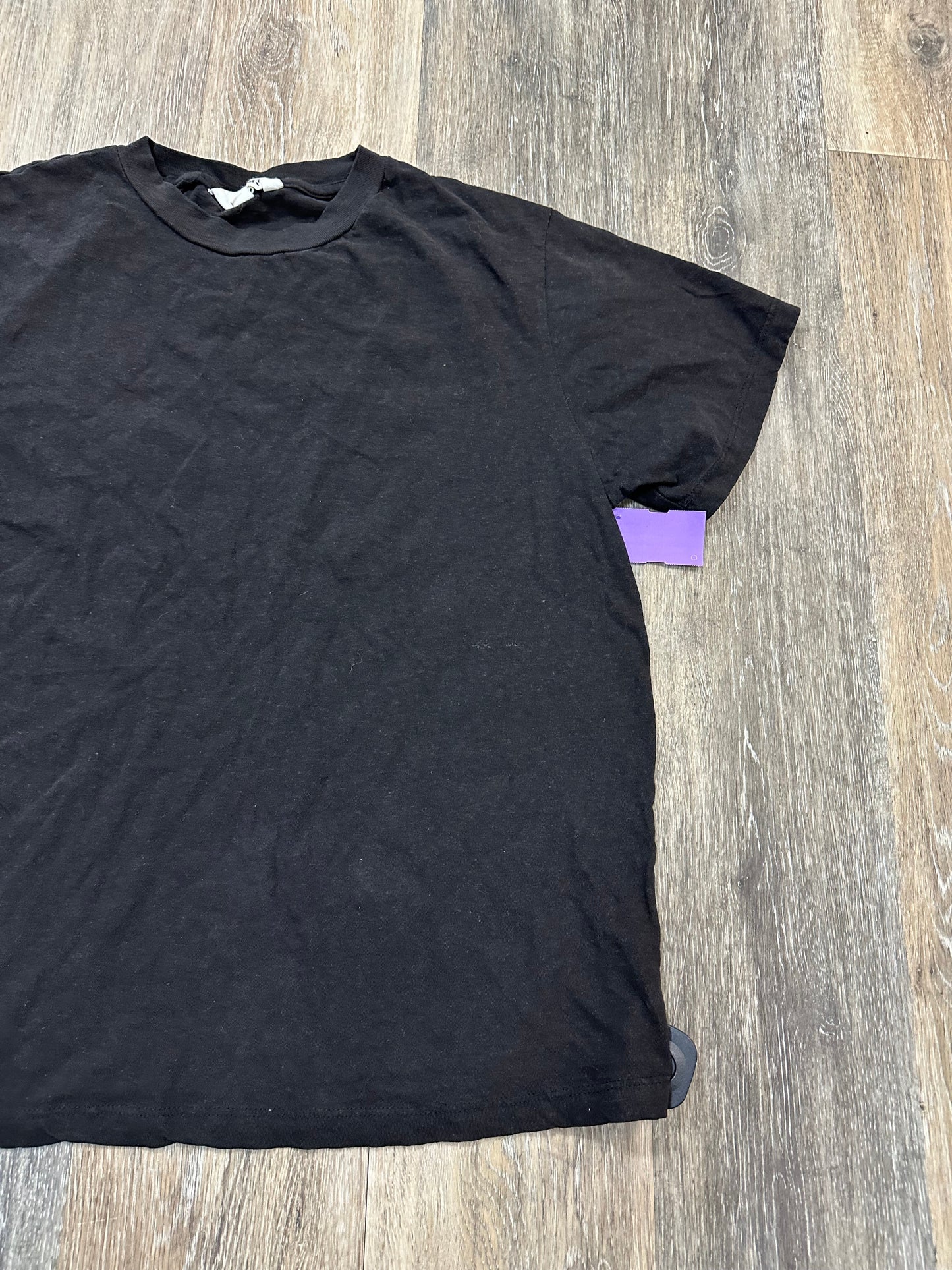 Top Short Sleeve By Rollas In Black, Size: S