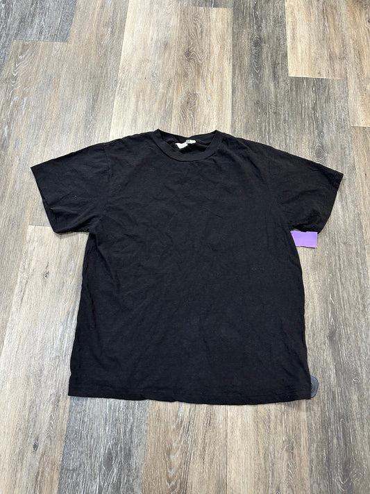 Top Short Sleeve By Rollas In Black, Size: S