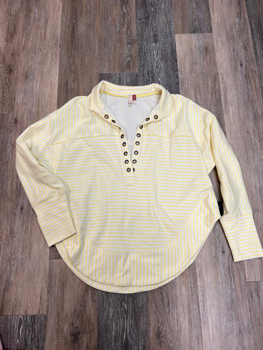 Top Long Sleeve By Pilcro In Striped Pattern, Size: S