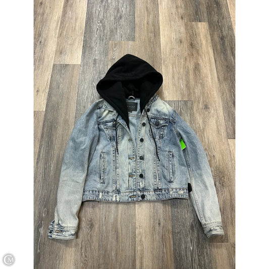 Jacket Denim By Blanknyc In Leopard Print, Size: L